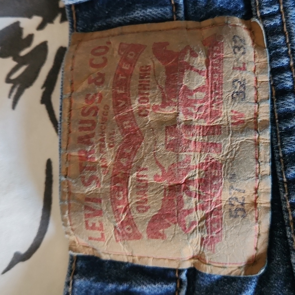 Levi's 527 Bootcut Jeans 32x32 w/ stretch - Picture 3 of 10